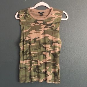 Camo Print Tank